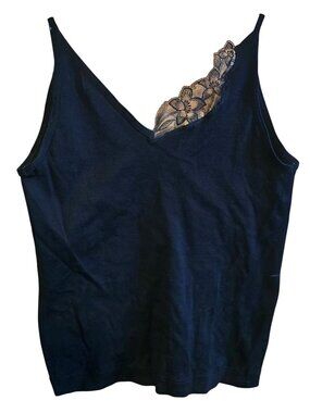 Lace-Trim Cotton Camisole With Floral Detail romance date night girls night boho